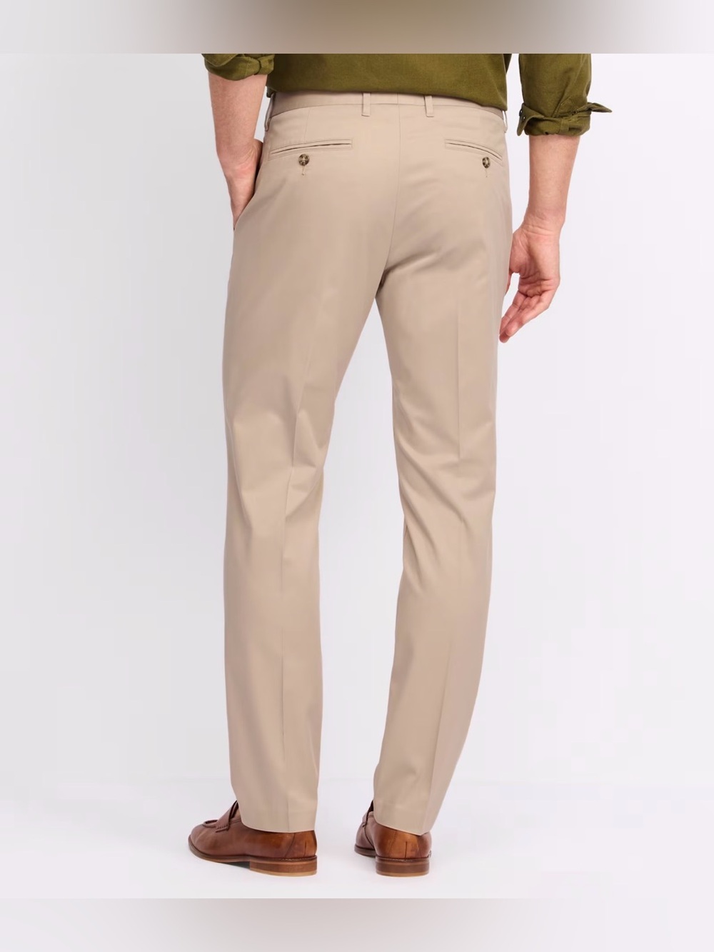 Bonobos Wednesday Pants Men 38x32 Khaki Tan Slim Fit Weekday Warrior Chino Dress - Picture 2 of 15
